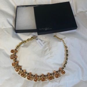 Talbots gold Statement necklace
